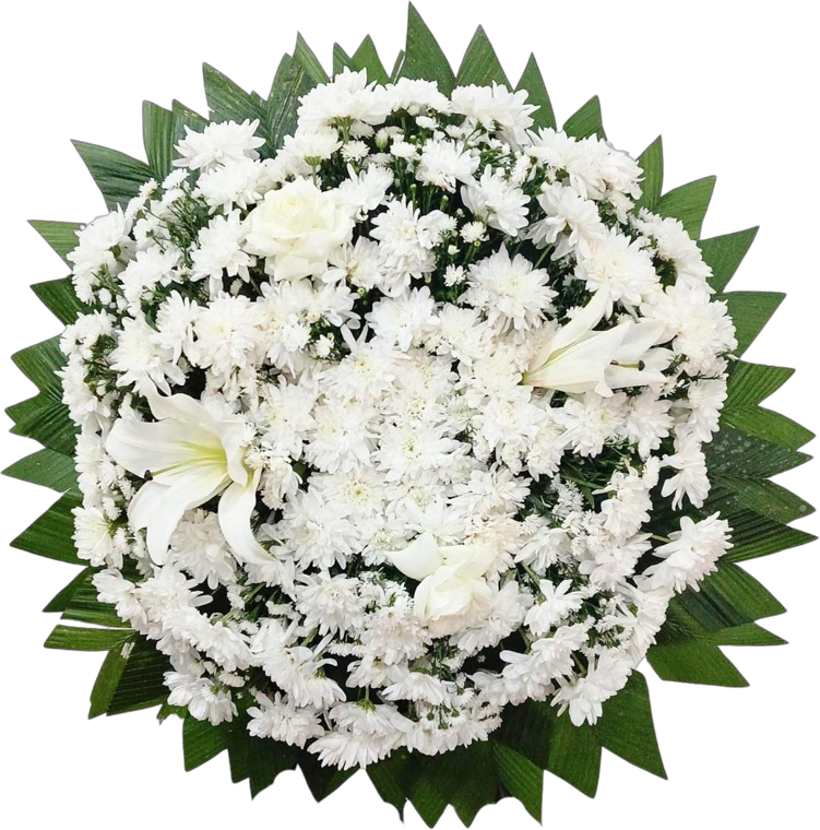 Coroa de flores Branca — código 40183